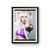 Lady Gaga In Red Lips And Purple Dress Poster