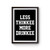 Less Thinkee More Drinkee Poster