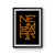 Neymar Logo Orange Poster