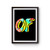 Odd Future Funy Parody Donut Tie Dye Breast Logo Poster