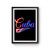 Political Cuba Flag Script Font Poster