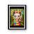Popular Mexican Female Artist Cartoon With Monkey Poster