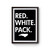 Red. White. Pack. North Carolina Poster