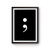 Semicolon Affirmation Mental Health Awareness Hope Poster