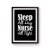 Sleep All Day Nurse All Night Cute Nurse Perfect Gift For Nurse Poster