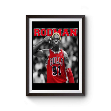 The Worm Dennis Rodman Basketball Legend Poster