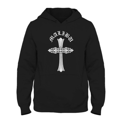 CHROME HEARTS◆Cemetery Cross Print Pullover フローラル Chrome Hearts Cemetery Cross All Over Print Hoodie Black