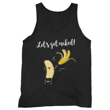 Lets Get Naked Men Tank Top