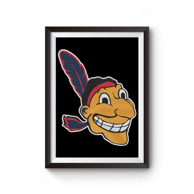 Chief Wahoo Cleveland Indians Logo Baseball Poster