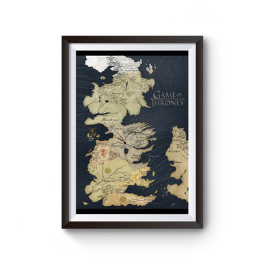 Game Of Thrones King Landing Maps Poster