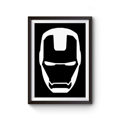 iron man helmet marvel comics avengers poster