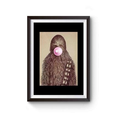 chewbacca chewing tobacco Star Wars Chewbacca Chewing Gum Poster