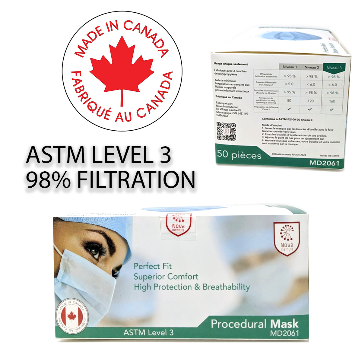 Black KN95 Disposable 4layer Face Mask