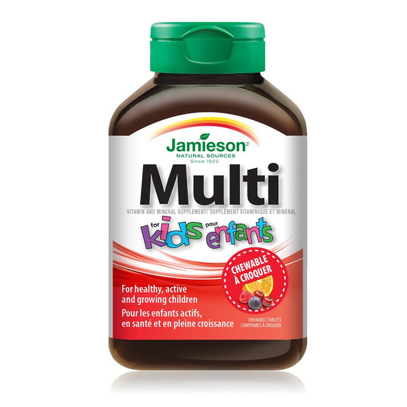 Jamieson - Multi Vitamins Kids Chewable - Cherry/Orange/Berry - 60