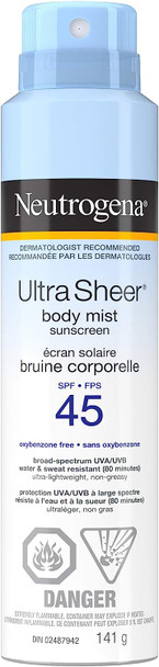 Neutrogena - Ultra Sheer Body Mist Sunscreen