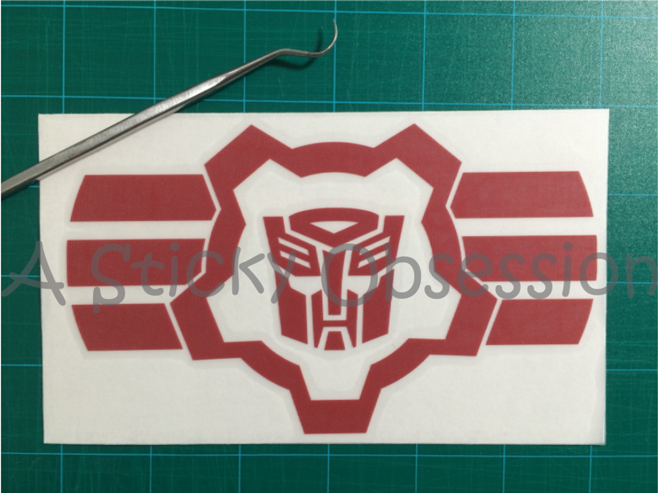 transformers autobot logo decal