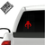 Mandalorian Boba Fett Bantha Skull Mythosaur decal on truck