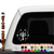 Legend of Zelda: Breath of the Wild Sheikah white decal on truck