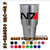 Mass Effect N7 decal in black and red on cup