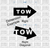 tow arrow decal dimension example