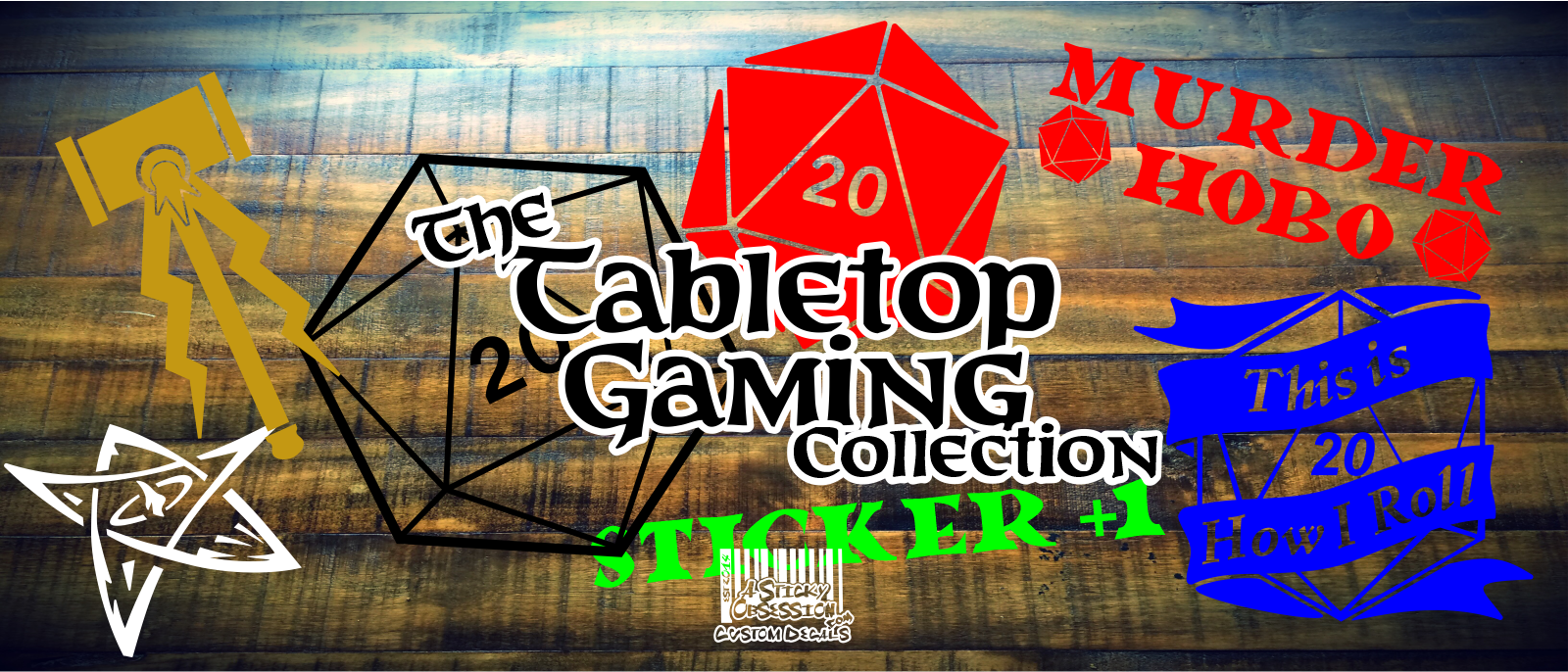 Tabletop Gaming Custom Decal Collection