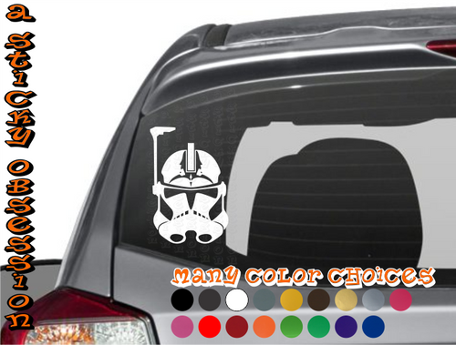 Trooper Racer Clone To Ride Motorcycle Sticker