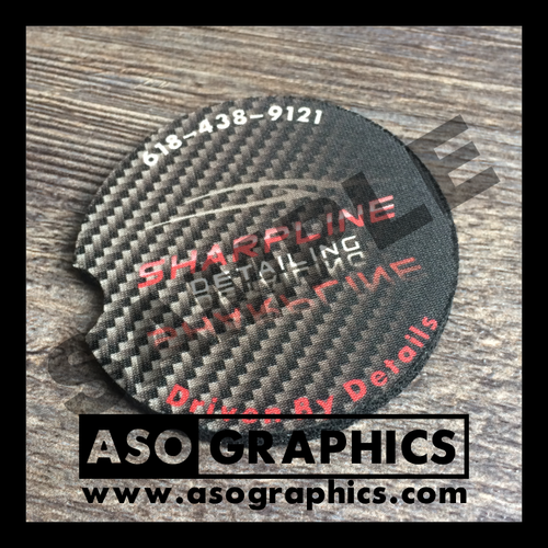 Custom Full Color Rubber Backed Car Coasters A Sticky Obsession