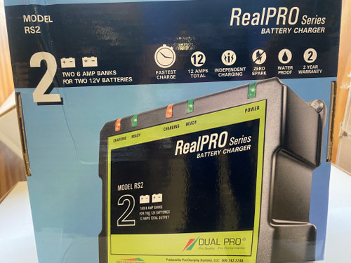 Dual Pro RealPro 2 Bank 12 Amp Battery Charger