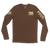 Long Sleeve Dry-Tek - Chocolate/Khaki