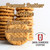 Java Junkies Peanut Butter Coffee. Two towering stacks of homemade peanut butter cookies against a white background and on a white table.