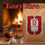 Java Junkies Kozy Fire Coffee. Romantic environment of a roaring fireplace and cozy blankets and pillows on the floor sipping coffee.
