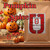 Java Junkies Pumpkin Spice Coffee. Halloween pumpkin decorations lying around on a shelf nest to a bag of coffee.