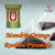 Mandarin Orange Rooibos pyramid tea sachets with a Java Junkies branded package on a light blue background.