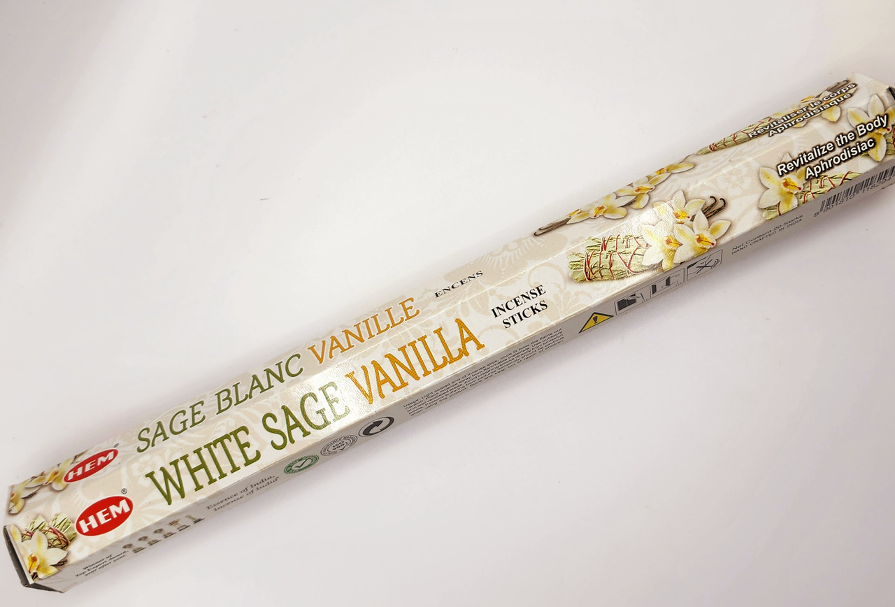 HEM White Sage Vanilla Incense 20 Stick