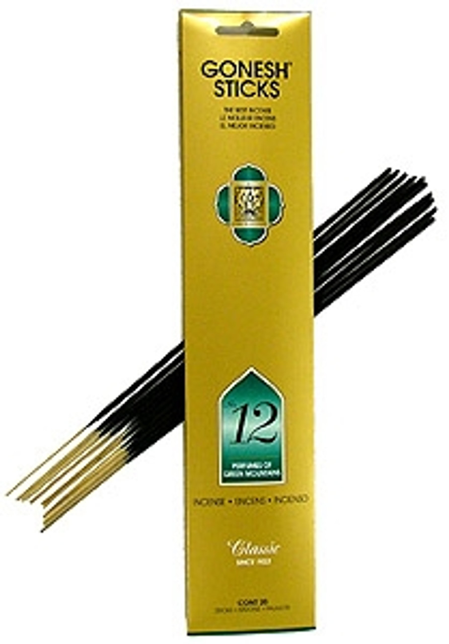 Gonesh No. 12 Perfumes of Green Mountains Incense