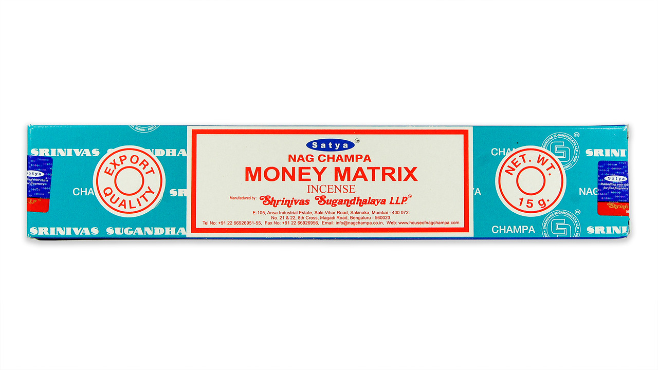 Money Matrix Incense by Satya 15 gram