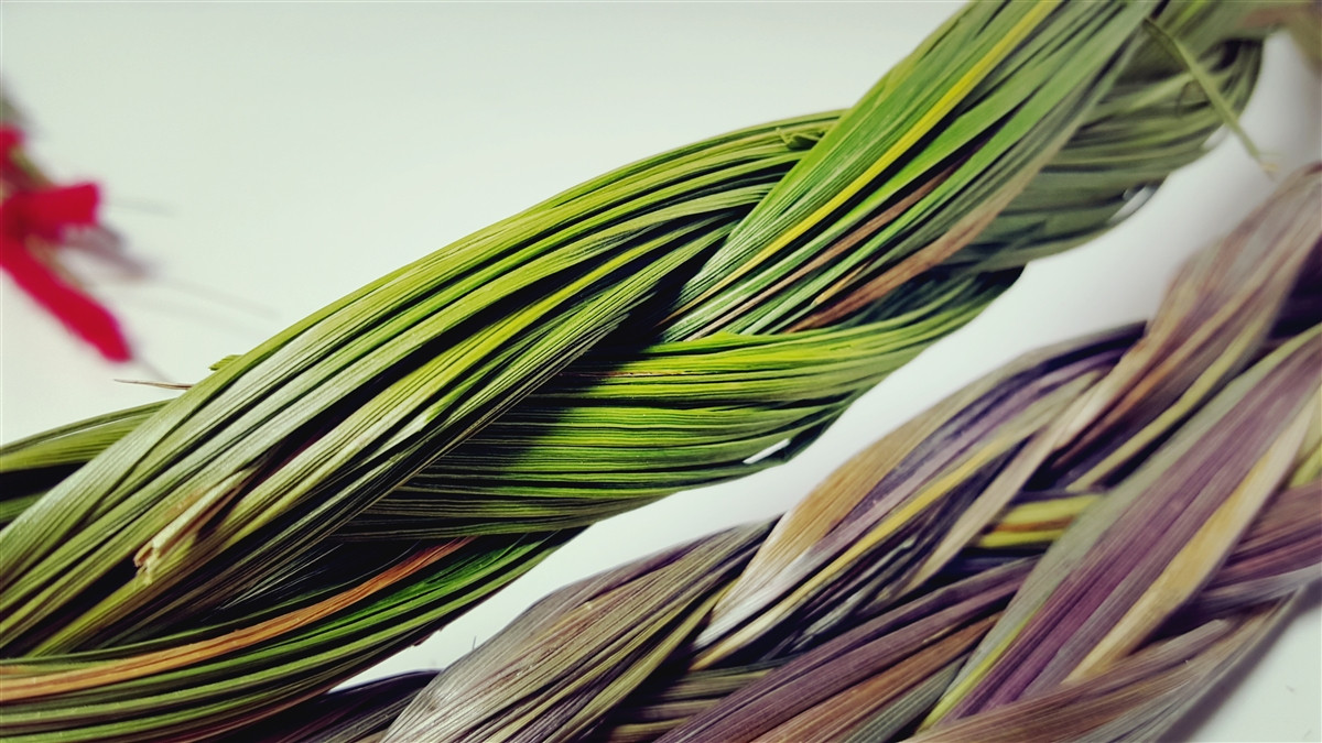 Hand tied Sweetgrass Braid 24 inches