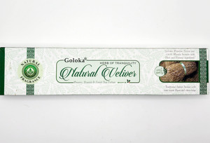 Goloka Natural Vetiver Incense 15 gram Goloka Natural Vetiver Incense 15 gram