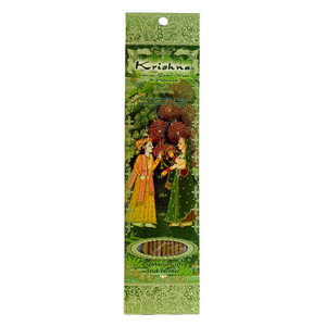 Krishna Incense: Vetiver, Cedarwood and Halamadi 10 stick Krishna Incense: Vetiver, Cedarwood and Halamadi 10 stick