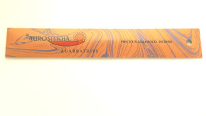 Photo of Auroshikha Sandalwood Incense 10 gram pack, produced by Auroshikha Agarbathies, Sri Aurobindo Ashram, Pondicherry India
