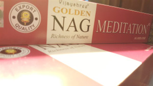 Golden Nag Meditation Incense 15g Golden Nag Meditation Incense 15g