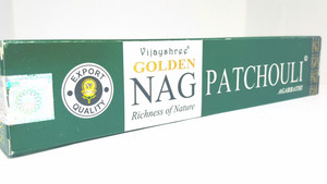 Vijayshree - Golden Nag Patchouli Incense 15g Vijayshree - Golden Nag Patchouli Incense 15g