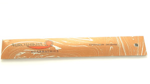 Photo of front of Auroshikha Cinnamon Incense 10 gram pack, produced by Auroshikha Agarbathies, Sri Aurobindo Ashram, Pondicherry India Photo of front of Auroshikha Cinnamon Incense 10 gram pack, produced by Auroshikha Agarbathies, Sri Aurobindo Ashram, Pondicherry India