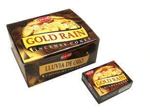 HEM Gold Rain Incense Cones HEM Gold Rain Incense Cones