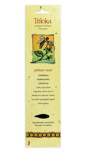 Yellow Rose Triloka Original Incense Sticks 10 Sticks Yellow Rose Triloka Original Incense Sticks 10 Sticks