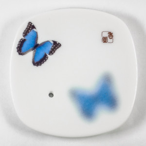 Yume-No-Yume (The Dream of Dreams) - Ceramic Plate - Butterfly Yume-No-Yume (The Dream of Dreams) - Ceramic Plate - Butterfly