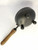 Black Metal Handheld Charcoal Incense Burner with Wooden Handle & Grid Lid
