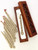 Natural Ayurvedic Rope Incense 80 Pcs with Burner | Traditional Himalayan Meditation Herbs