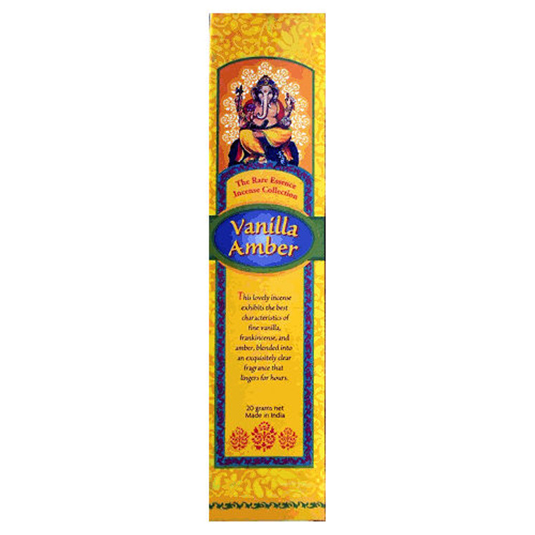 The Rare Essence Collection - Vanilla Amber Incense