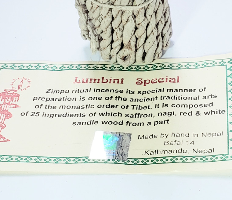 Tibetan Lumbini Special Rope Incense 45 Sticks Violet and Company Incense